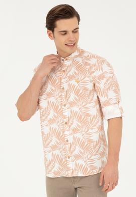 Erkek Camel Uzun Kollu Gömlek - 50263713001