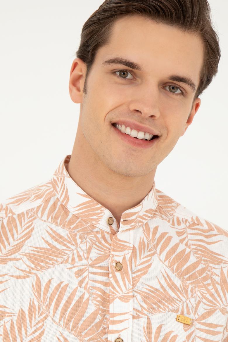 Erkek Camel Uzun Kollu Gömlek - 50263713001