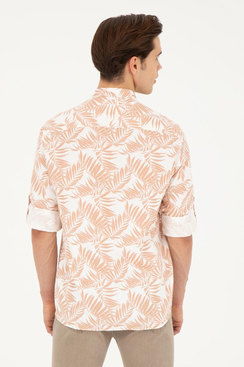 Erkek Camel Uzun Kollu Gömlek - 50263713001