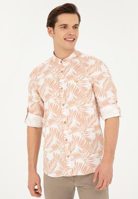 Erkek Camel Uzun Kollu Gömlek - 50263713001