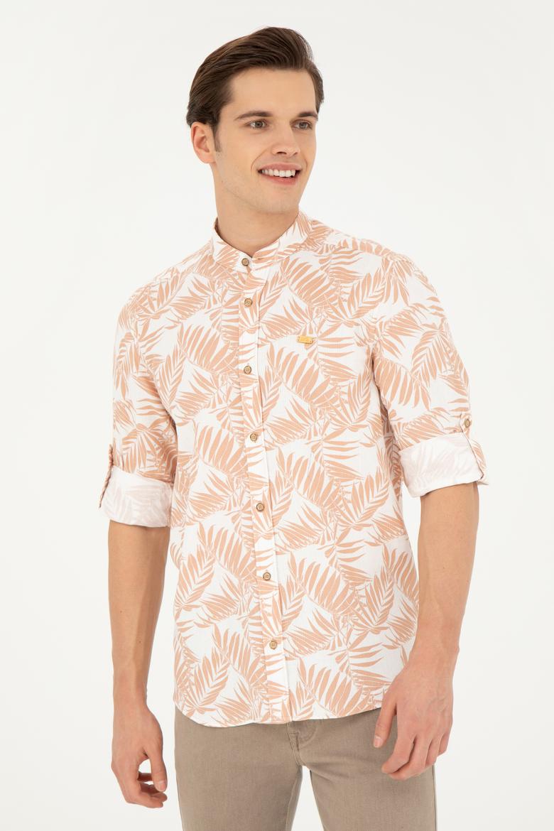 Erkek Camel Uzun Kollu Gömlek - 50263713001