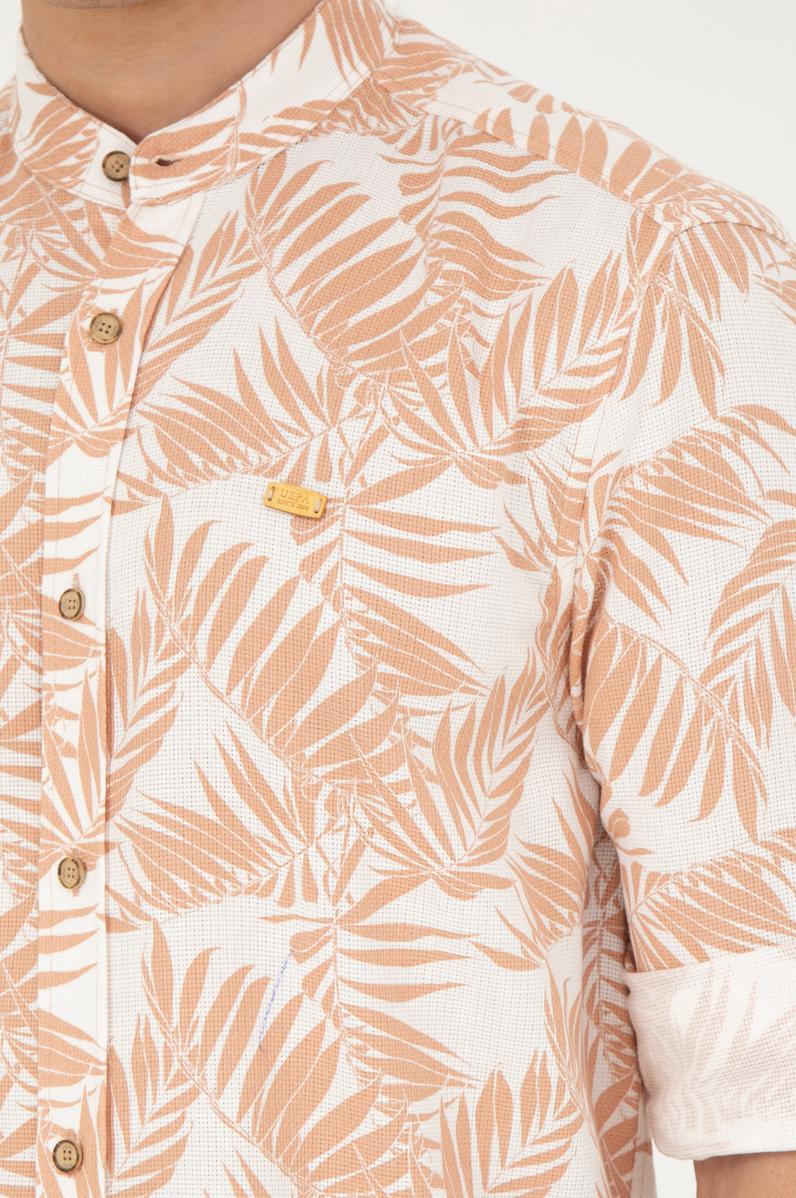 Erkek Camel Uzun Kollu Gömlek