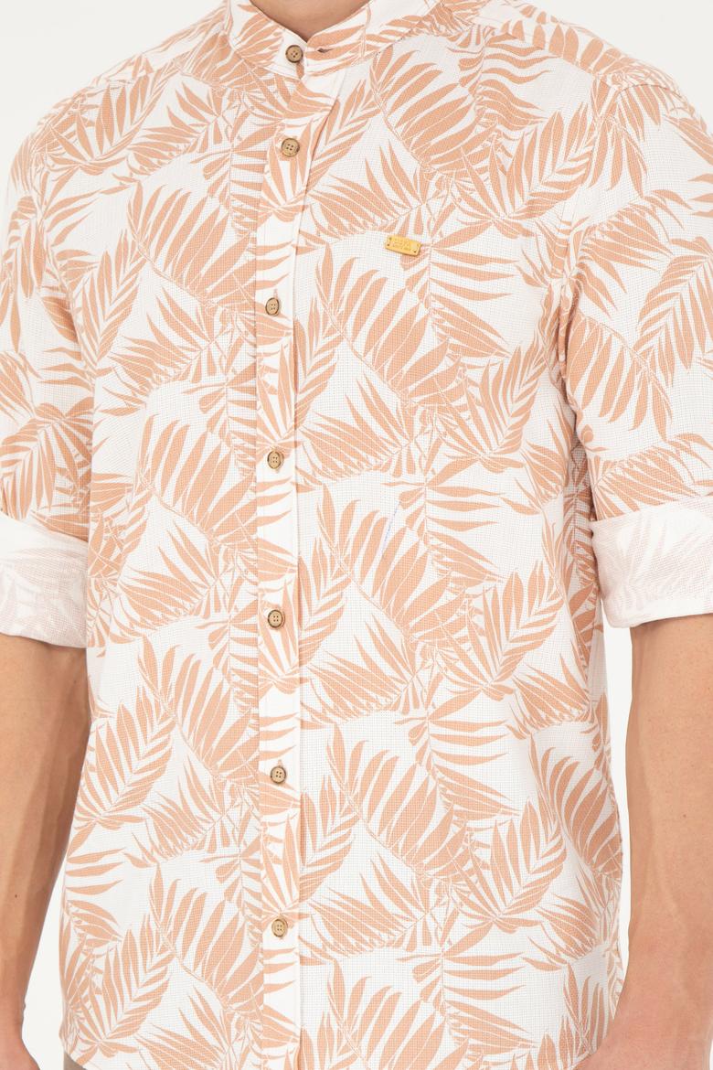 Erkek Camel Uzun Kollu Gömlek - 50263713001