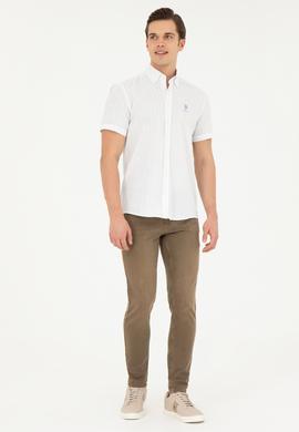 Erkek Mavi Kısa Kollu Gömlek - 50263882017