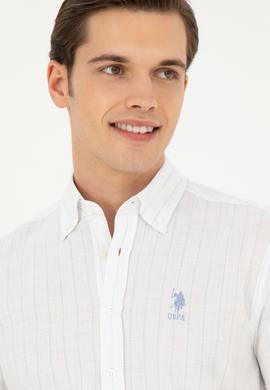 Erkek Mavi Kısa Kollu Gömlek - 50263882017