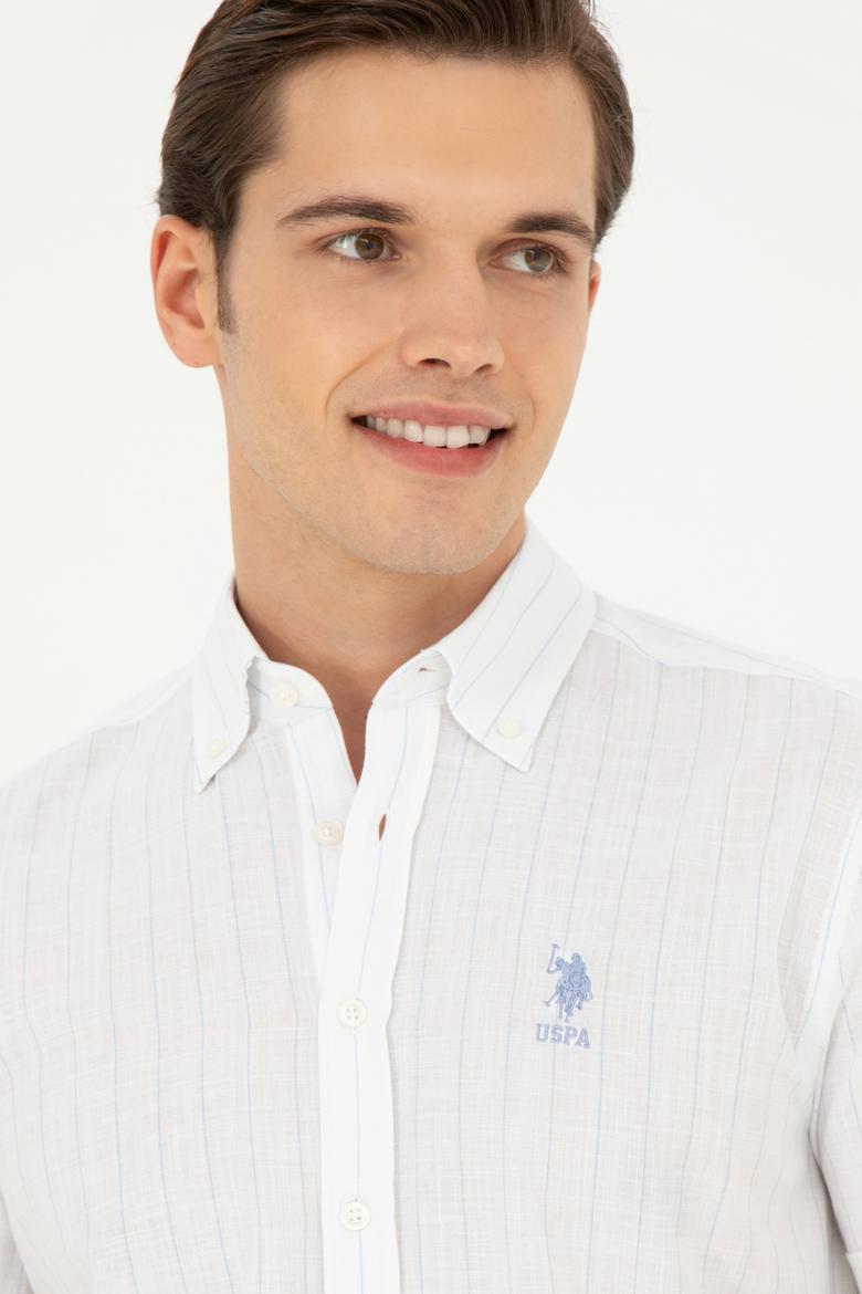 Erkek Mavi Kısa Kollu Gömlek - 50263882017