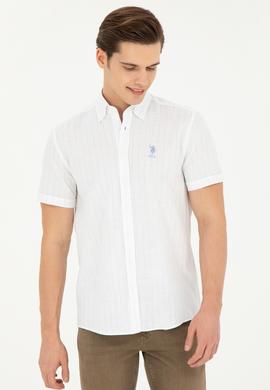 Erkek Mavi Kısa Kollu Gömlek - 50263882017