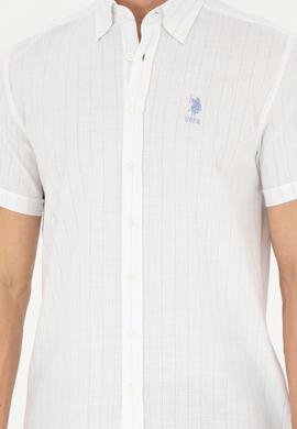 Erkek Mavi Kısa Kollu Gömlek - 50263882017