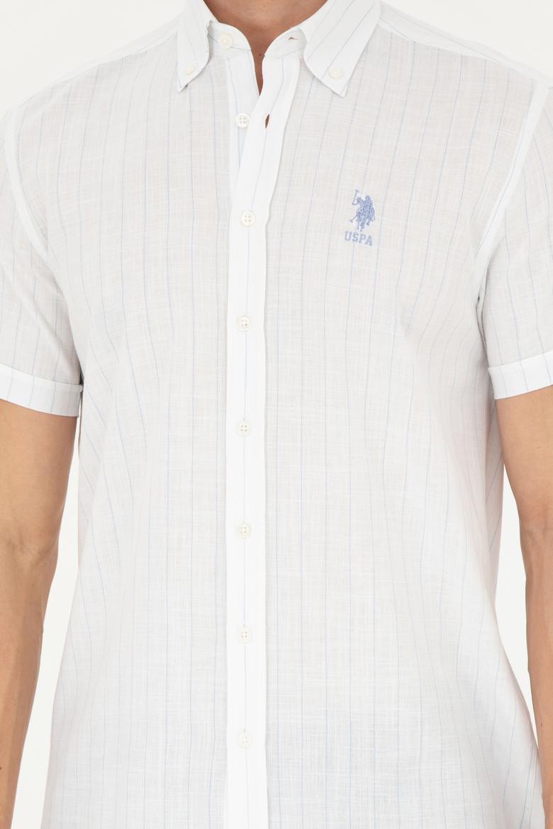 Erkek Mavi Kısa Kollu Gömlek - 50263882017