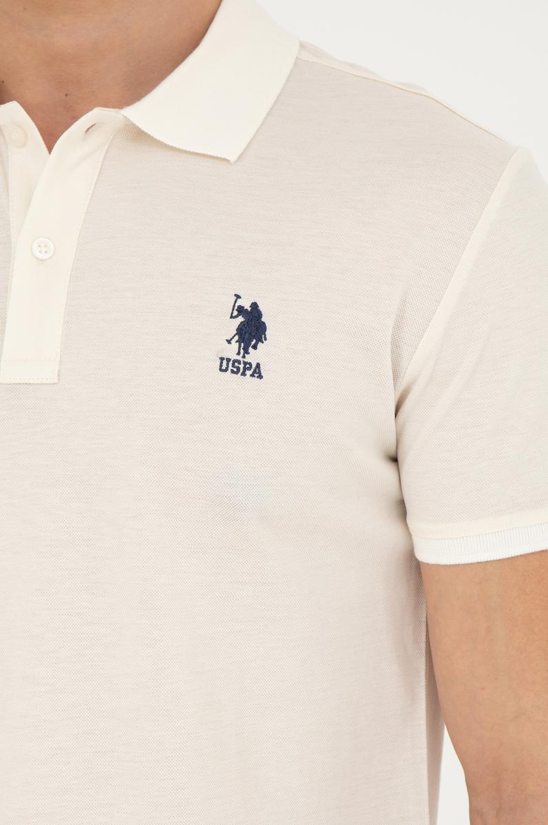 Erkek Ekru Polo Yaka Tişört