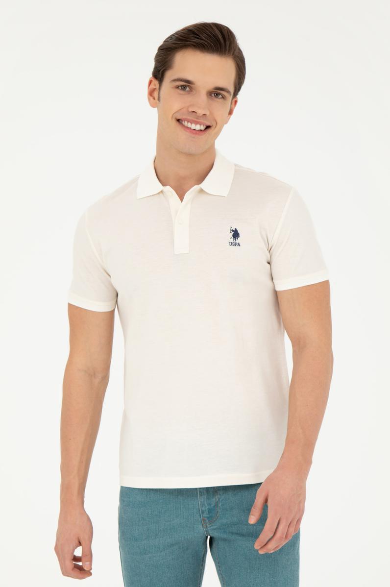 Erkek Ekru Polo Yaka Tişört