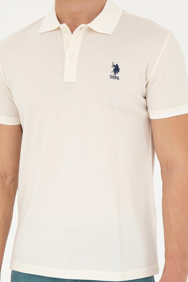 Erkek Ekru Polo Yaka Tişört - 50269835001