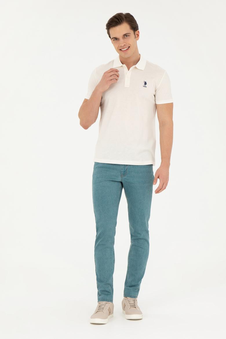 Erkek Ekru Polo Yaka Tişört - 50269835001