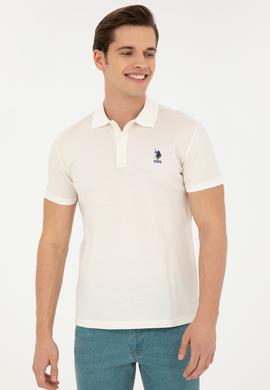 Erkek Ekru Polo Yaka Tişört - 50269835001