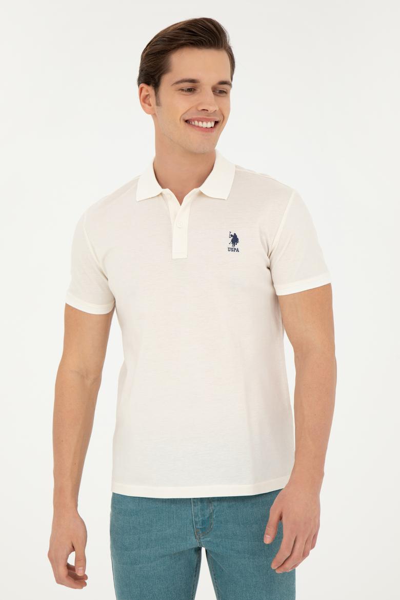 Erkek Ekru Polo Yaka Tişört - 50269835001