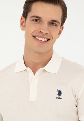 Erkek Ekru Polo Yaka Tişört - 50269835001