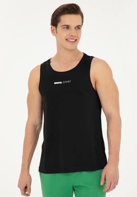 Erkek Siyah Bisiklet Yaka Tişört - 50263566045