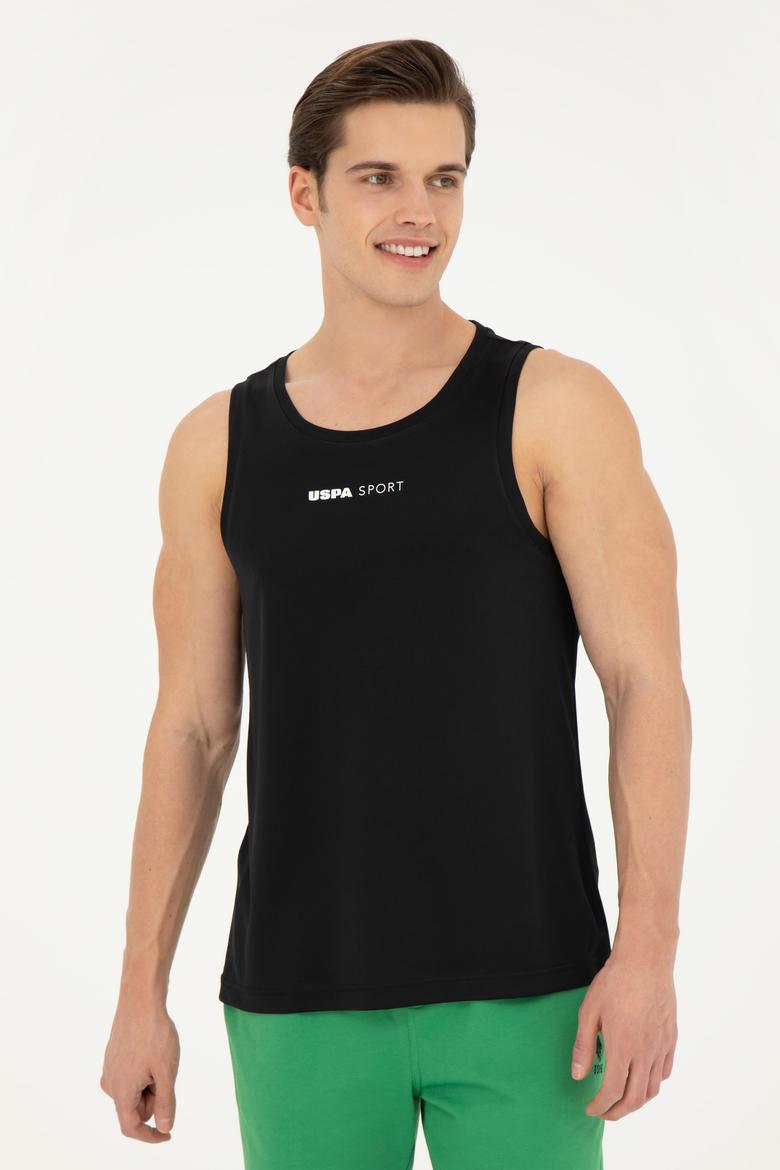 Erkek Siyah Bisiklet Yaka Tişört - 50263566045