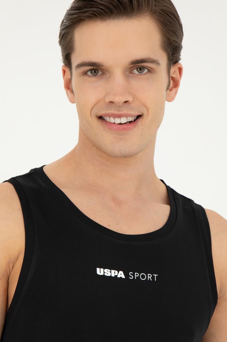 Erkek Siyah Bisiklet Yaka Tişört