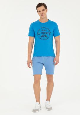 Erkek Saks Örme Şort - 50279636041