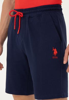 Erkek Lacivert Örme Şort - 50279636051