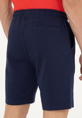 Erkek Lacivert Örme Şort - 50279636051