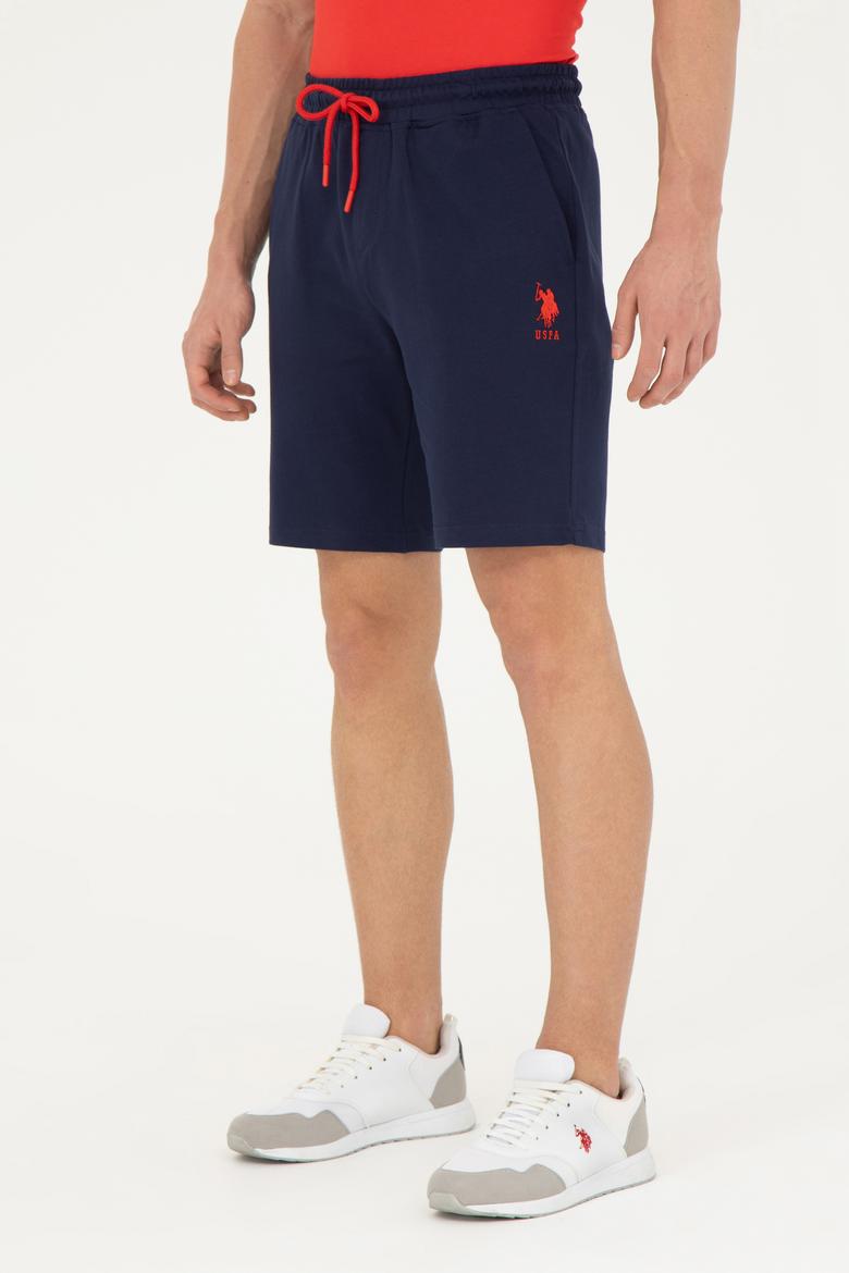 Erkek Lacivert Örme Şort - 50279636051