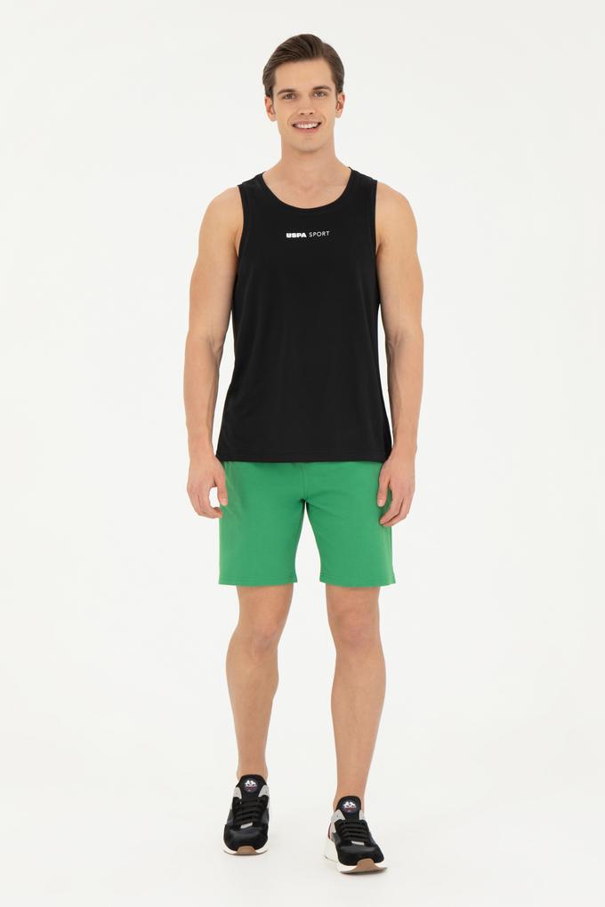Erkek Yeşil Örme Şort