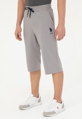 Erkek Koyu Gri Örme Şort - 50279640051