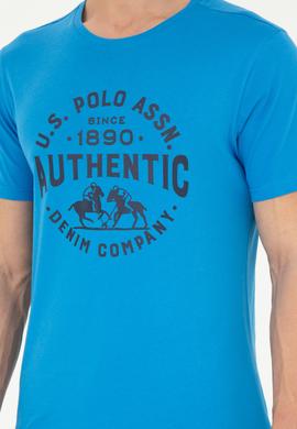 Erkek Regular Fit Bisiklet Yaka Saks Tişört - 50282005038