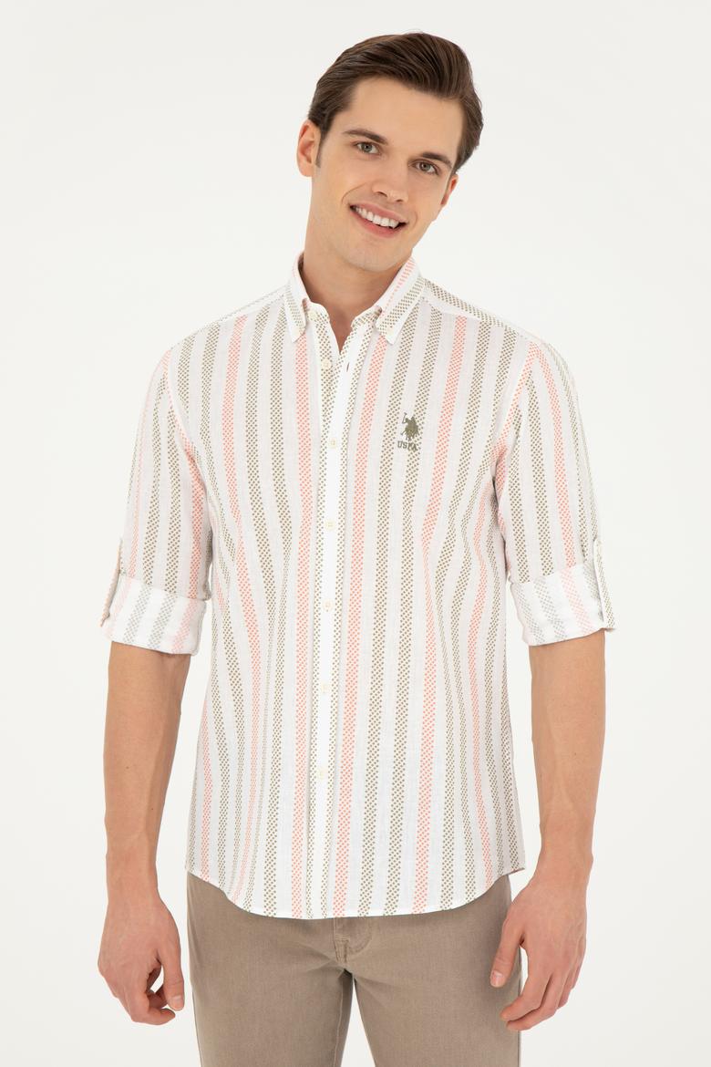 Erkek Haki Uzun Kollu Gömlek - 50283717001