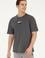 Erkek Comfort Fit Bisiklet Yaka Antrasit Tişört
