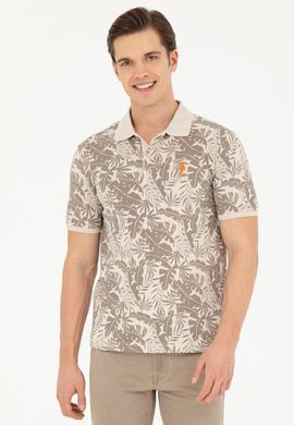 Erkek Taş Polo Yaka Tişört - 50263270023