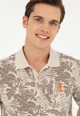 Erkek Taş Polo Yaka Tişört - 50263270023