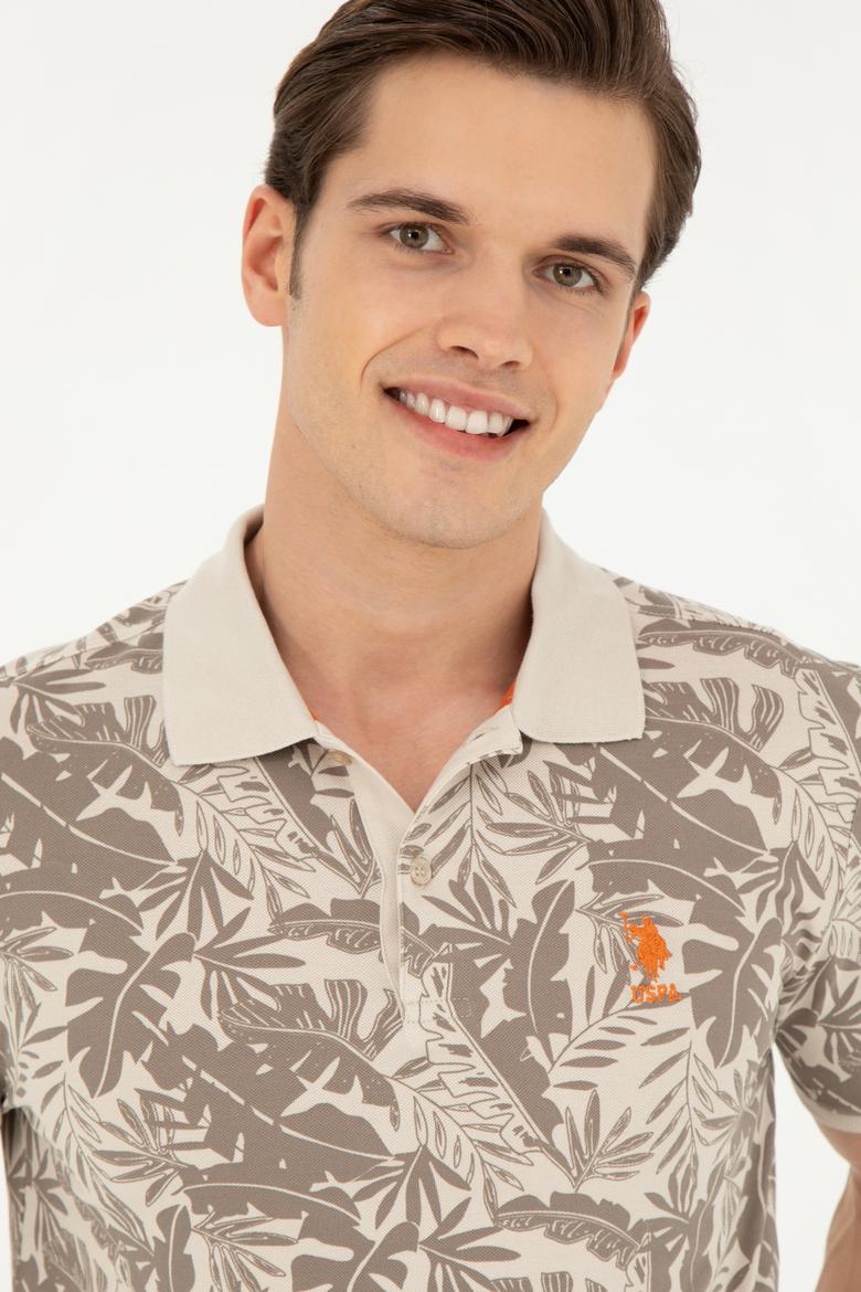 Erkek Taş Polo Yaka Tişört - 50263270023