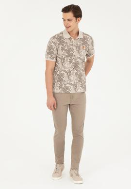 Erkek Taş Polo Yaka Tişört - 50263270023