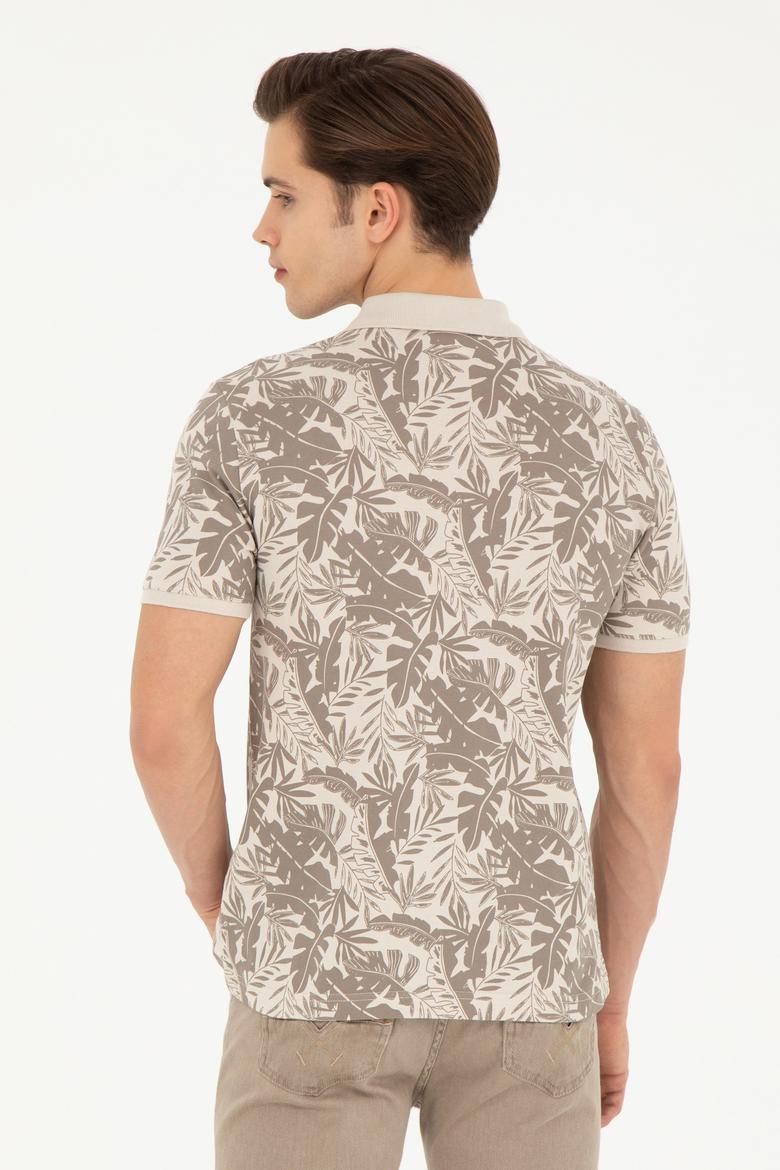 Erkek Taş Polo Yaka Tişört - 50263270023