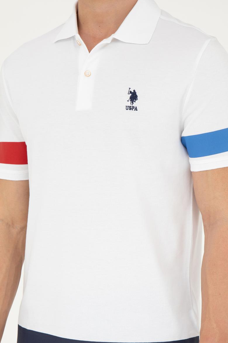 Erkek Beyaz Polo Yaka Tişört - 50264983023