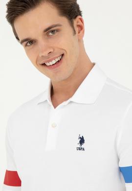 Erkek Beyaz Polo Yaka Tişört - 50264983023