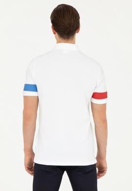 Erkek Beyaz Polo Yaka Tişört - 50264983023