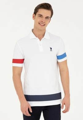 Erkek Beyaz Polo Yaka Tişört - 50264983023