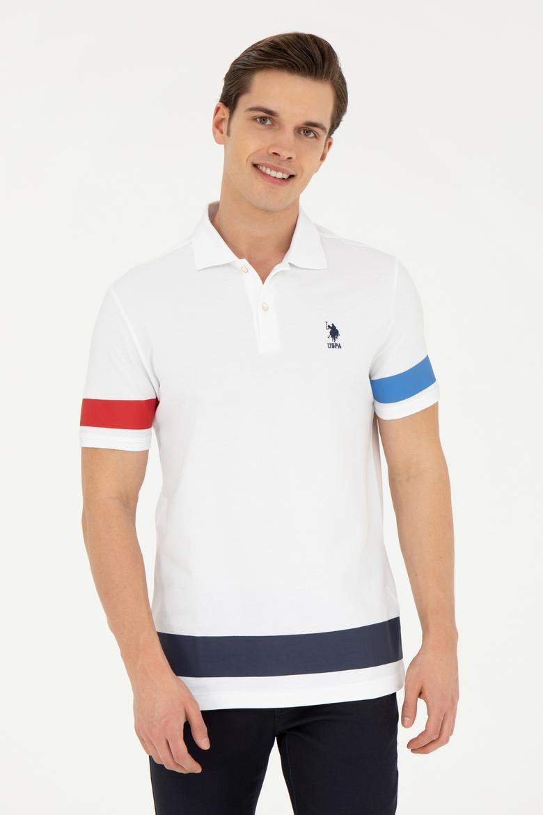 Erkek Beyaz Polo Yaka Tişört