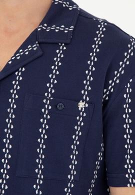 Erkek Lacivert Comfort Polo Yaka Tişört - 50263257025