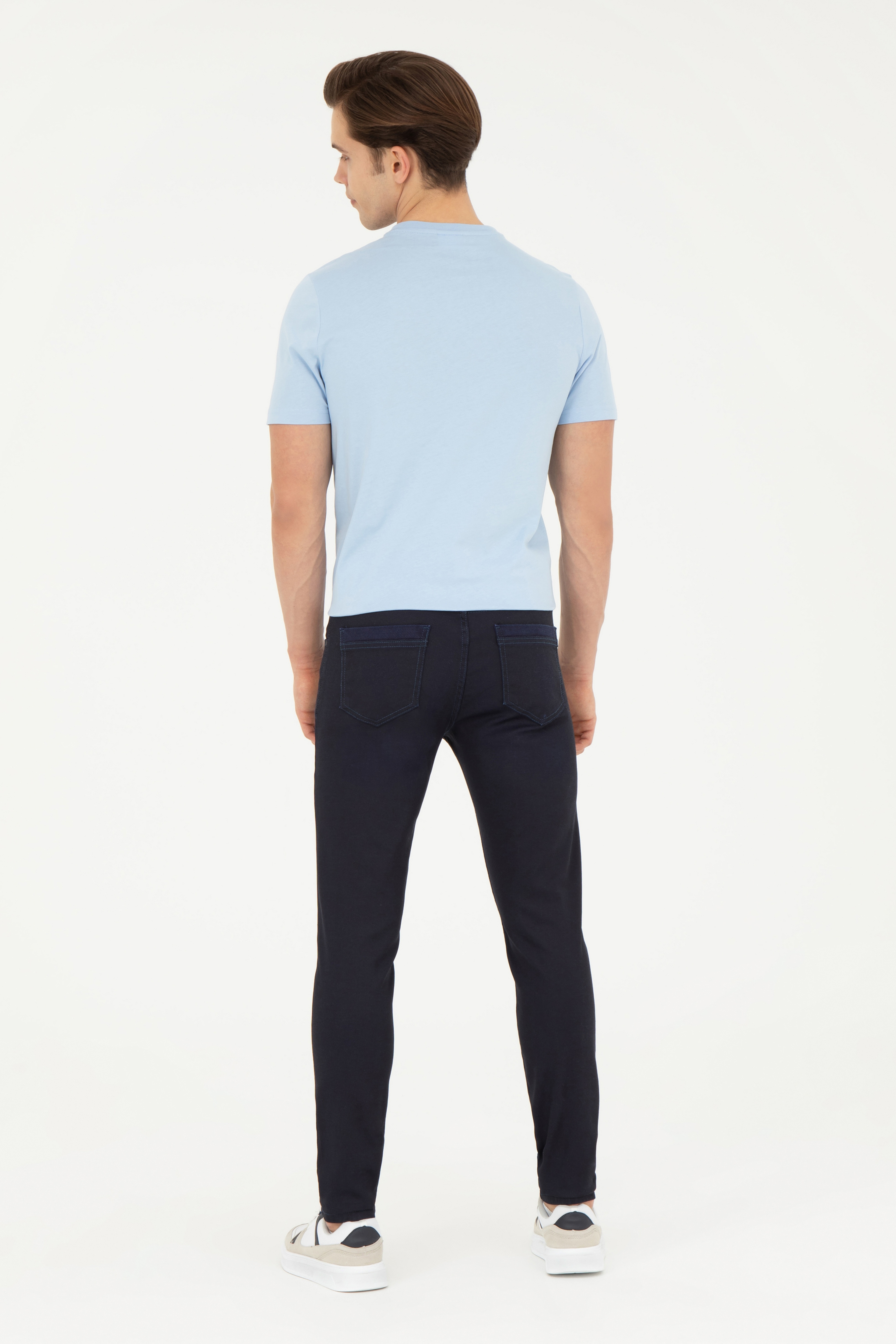 Erkek Saks Jean Pantolon