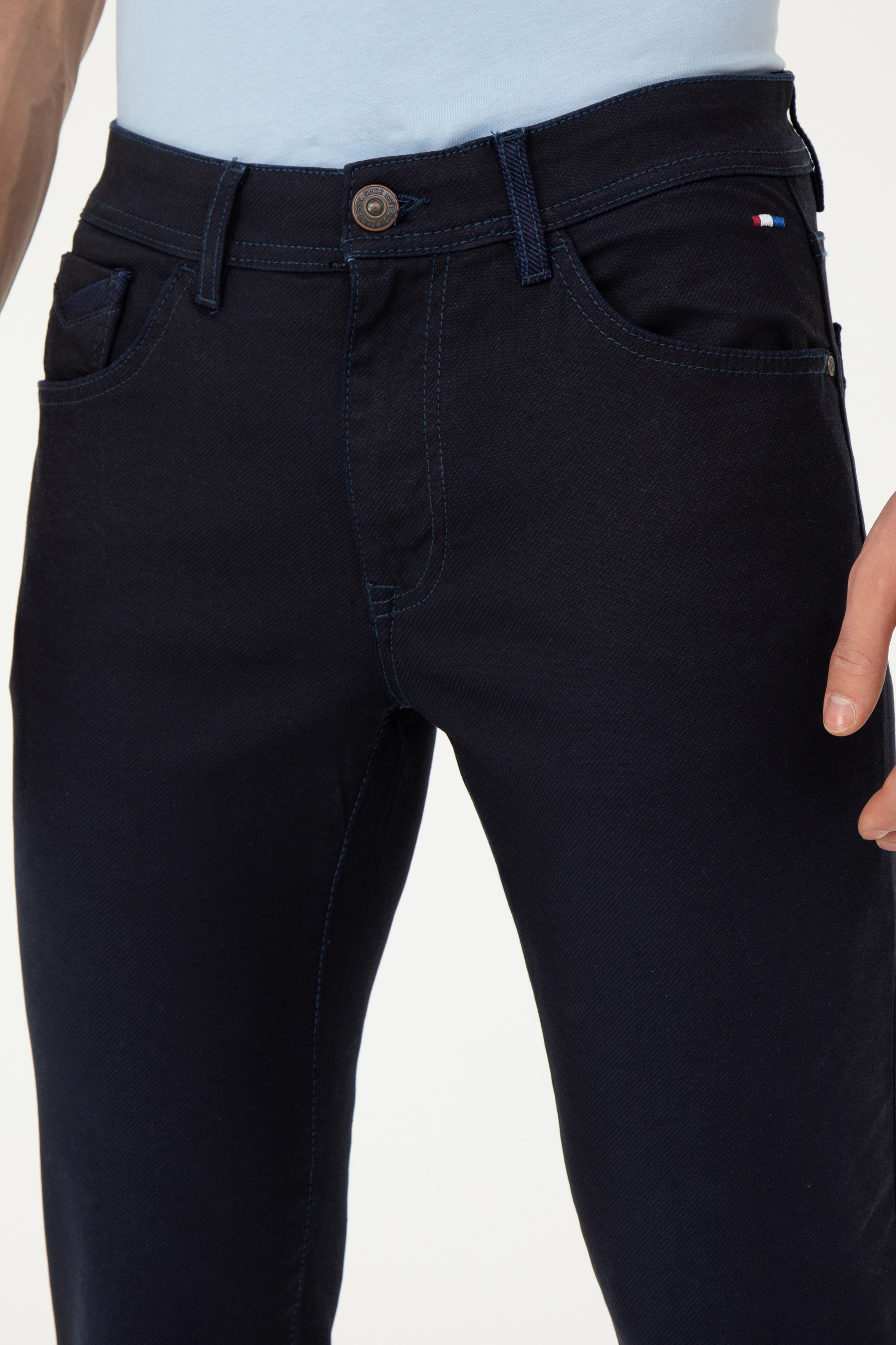 Erkek Saks Jean Pantolon - Image 6
