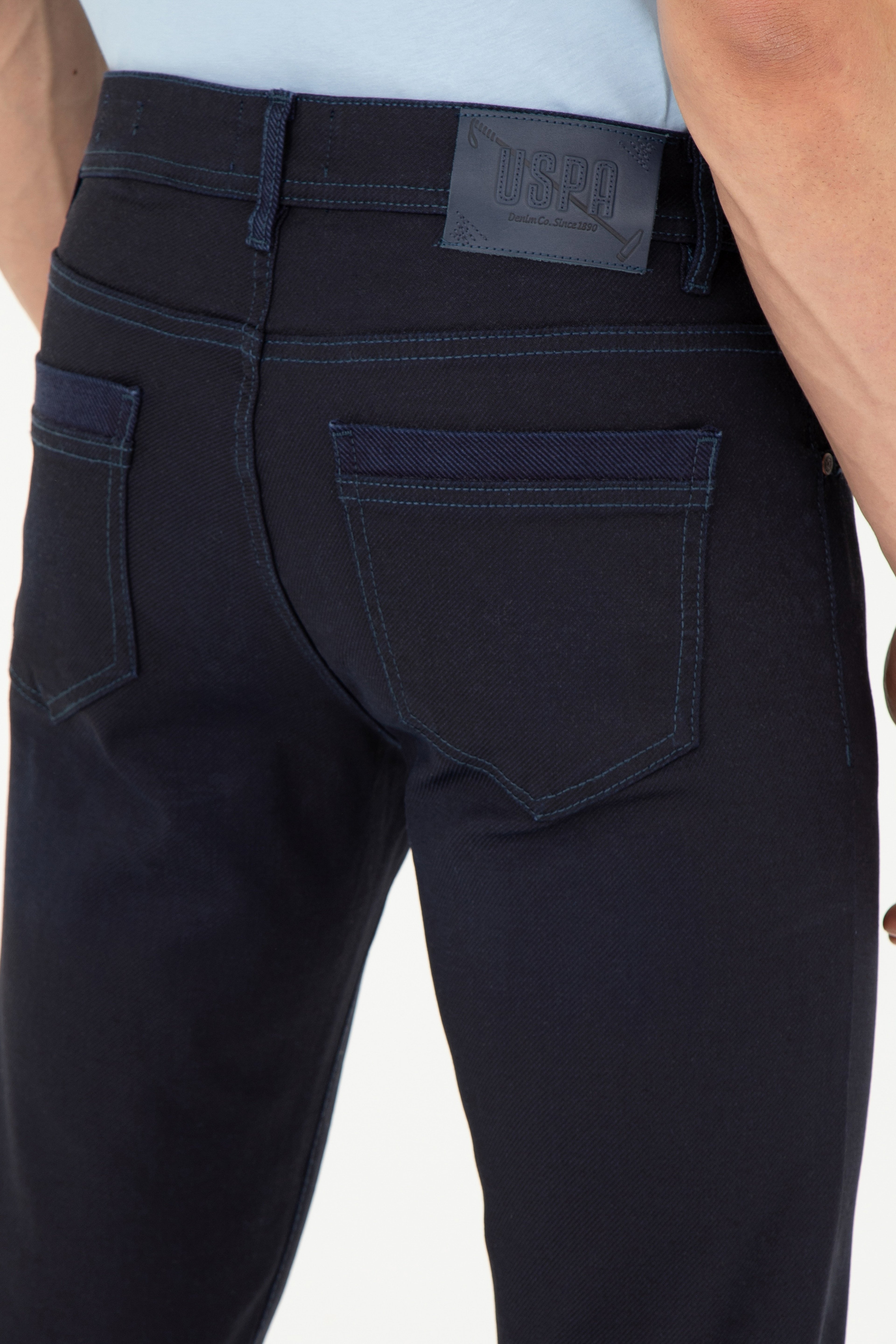 Erkek Saks Jean Pantolon - Image 7