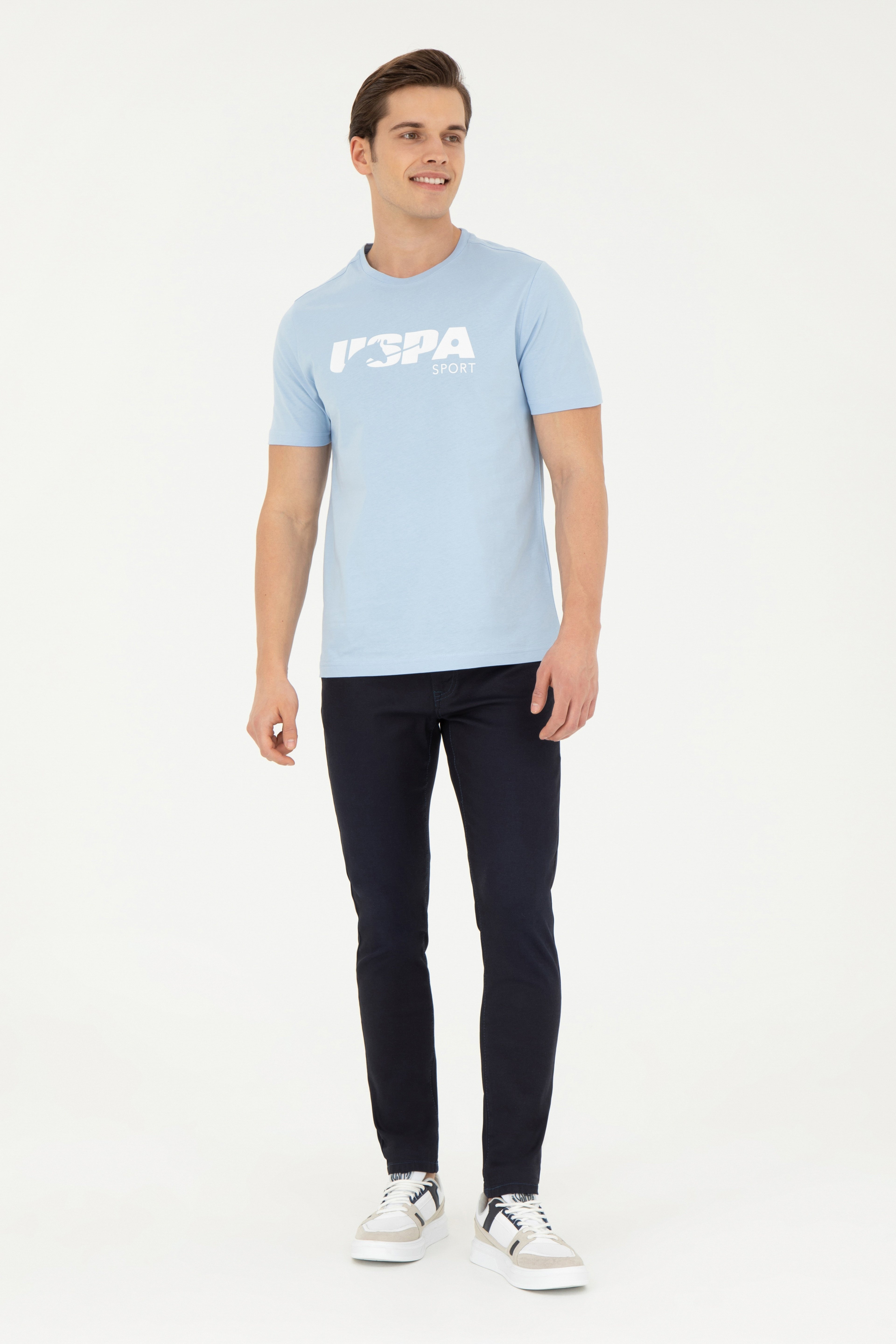 Erkek Saks Jean Pantolon - Image 3