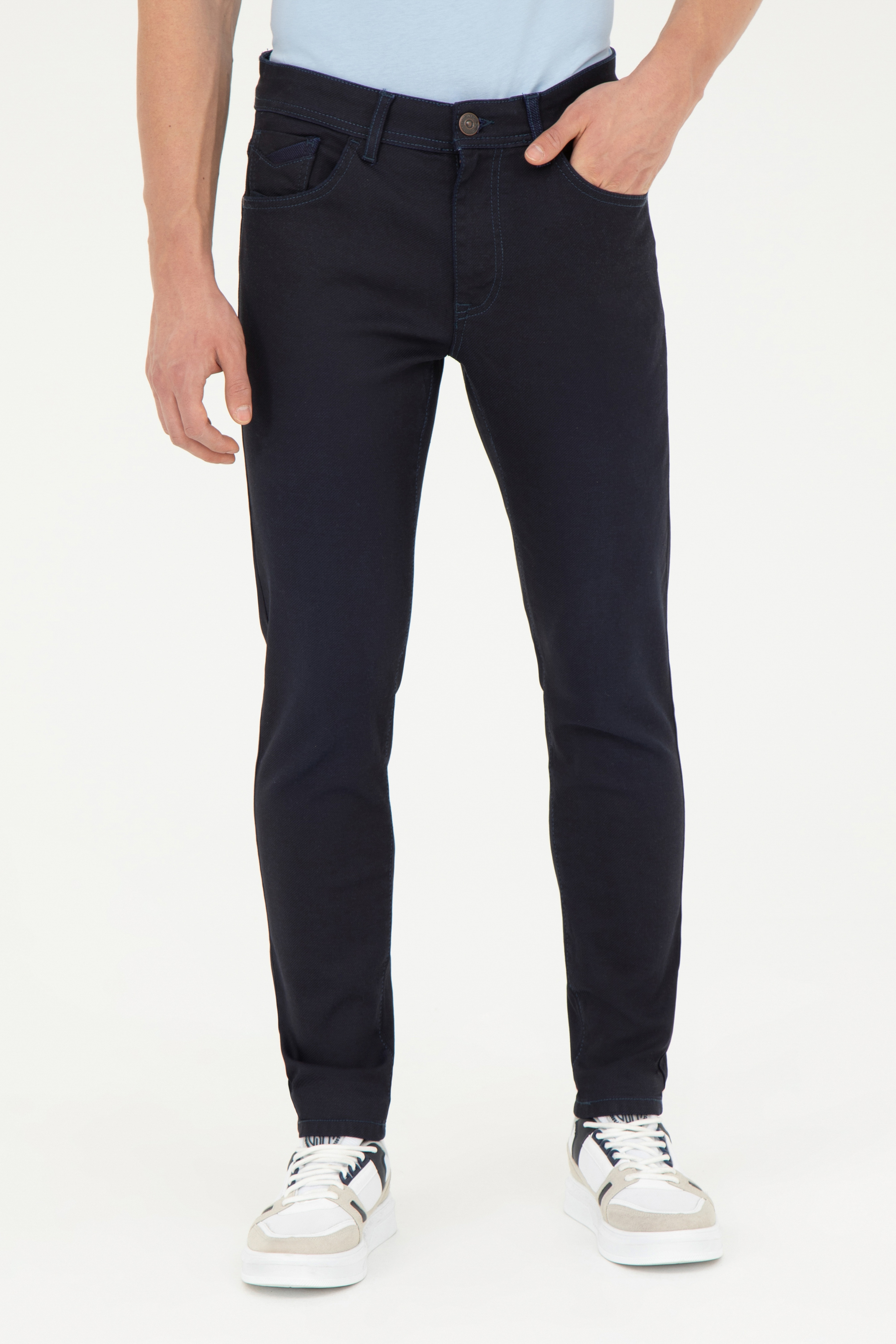 Erkek Saks Jean Pantolon - Image 2