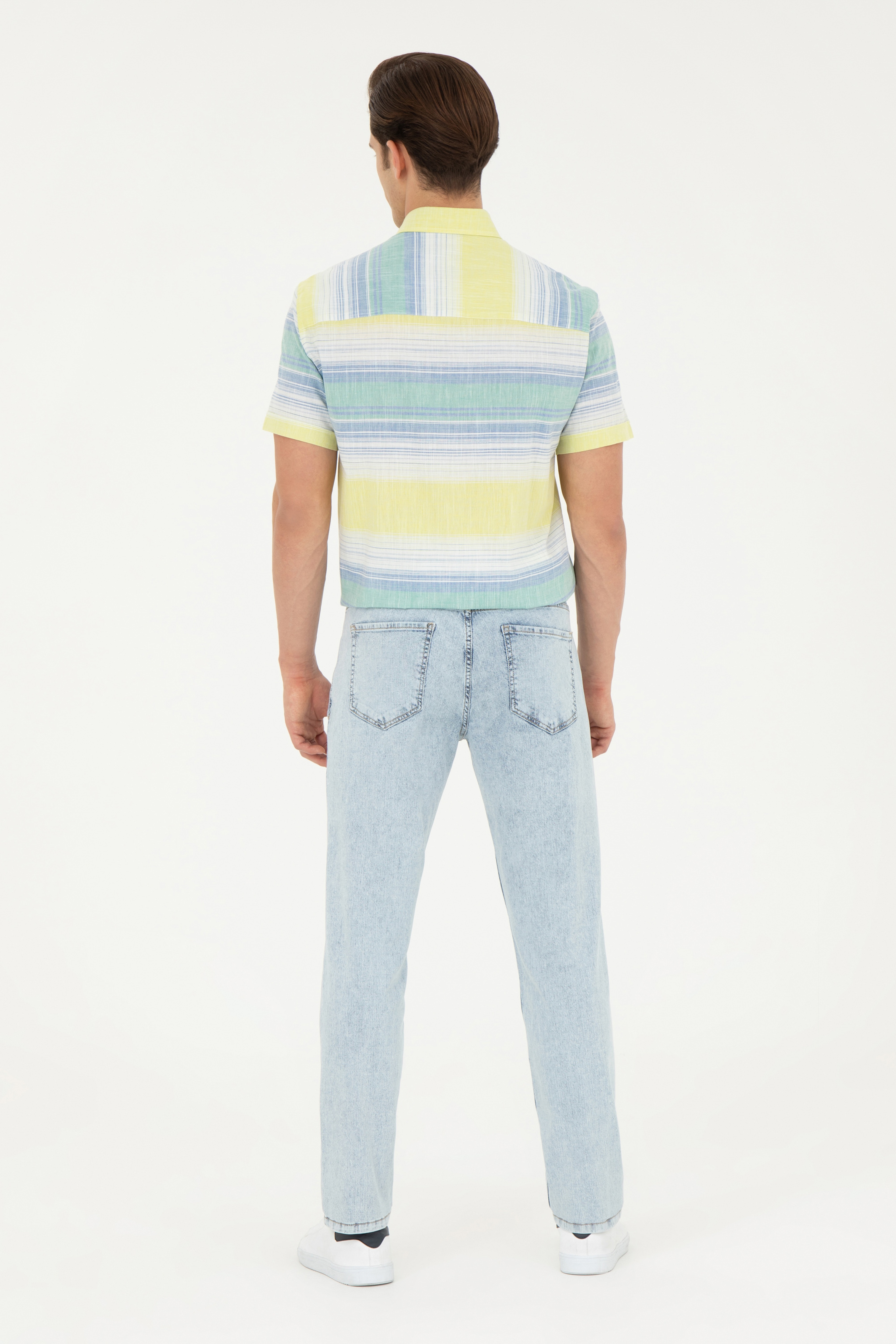 Erkek Açık Mavi Jean Pantolon - Image 4