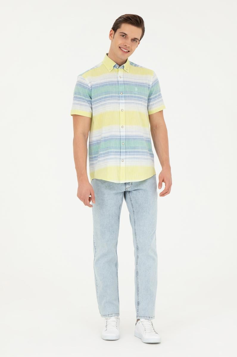 Erkek Açık Mavi Jean Pantolon